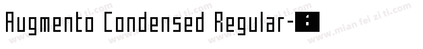 Augmento Condensed Regular字体转换